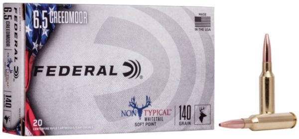 6.5mm Creedmoor Ammunition (Federal Premium) 140 grain 20 Rounds