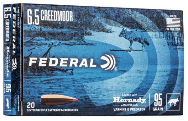 6.5mm Creedmoor Ammunition (Federal Premium) 95 grain 20 Rounds