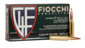 6.5mm Creedmoor Ammunition (Fiocchi) 129 grain 20 Rounds