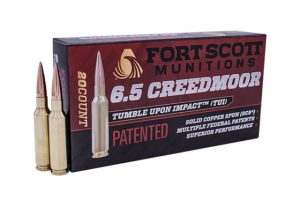 6.5mm Creedmoor Ammunition (Fort Scott Munitions) 130 grain 20 Rounds