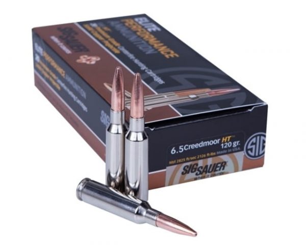 6.5mm Creedmoor Ammunition (Sig Sauer) 120 grain 20 Rounds