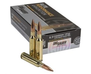 6.5mm Creedmoor Ammunition (Sig Sauer) 140 grain 20 Rounds