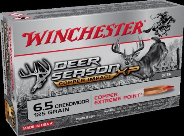 6.5mm Creedmoor Ammunition (Winchester) 125 grain 20 Rounds
