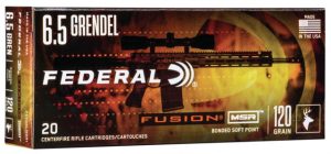 6.5mm Grendel Ammunition (Federal Premium) 120 grain 20 Rounds