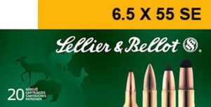 6.5x55mm Swedish Ammunition (Sellier & Bellot) 131 grain 20 Rounds
