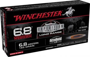 6.8 Western Ammunition (Winchester) 165 grain 20 Rounds