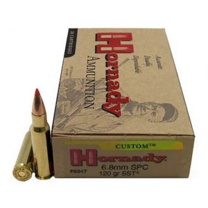 6.8mm Remington SPC Ammunition (Hornady) 120 grain 20 Rounds