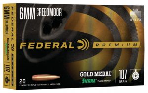 6mm Creedmoor Ammunition (Federal Premium) 107 grain 20 Rounds