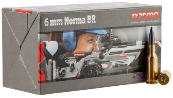 6mm Norma BR Ammunition (Norma) 105 grain 50 Rounds