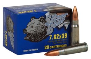7.62x39mm Ammunition (Bear Ammunition) 123 grain 500 Rounds
