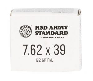 7.62x39mm Ammunition (Red Army Standard) 122 grain 20 Rounds