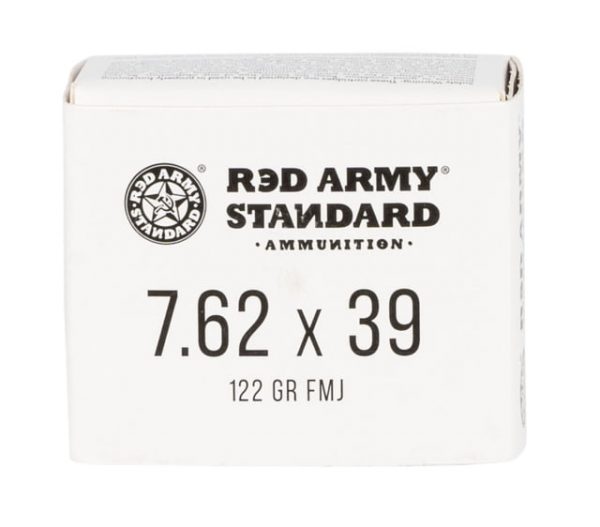 7.62x39mm Ammunition (Red Army Standard) 122 grain 20 Rounds
