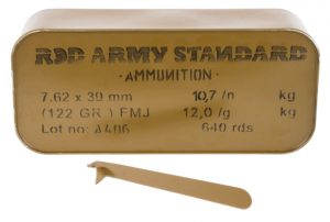 7.62x39mm Ammunition (Red Army Standard) 122 grain 640 Rounds