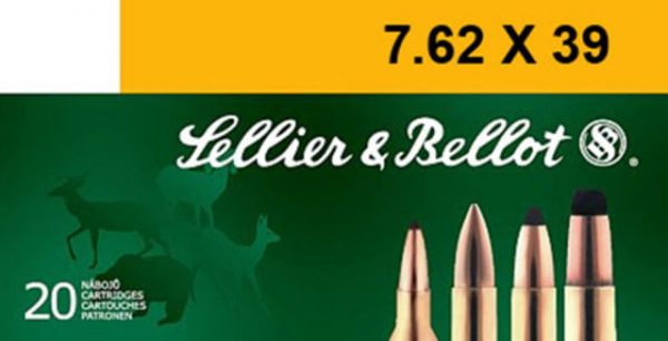7.62x39mm Ammunition (Sellier & Bellot) 123 grain 20 Rounds