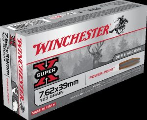 7.62x39mm Ammunition (Winchester) 123 grain 20 Rounds