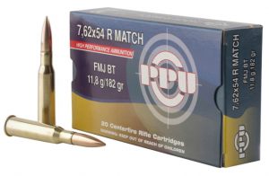 7.62x54mm Russ Ammunition (PPU) 182 grain 20 Rounds