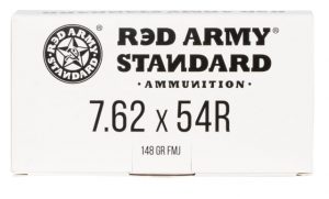 7.62x54mm Russ Ammunition (Red Army Standard) 148 grain 20 Rounds