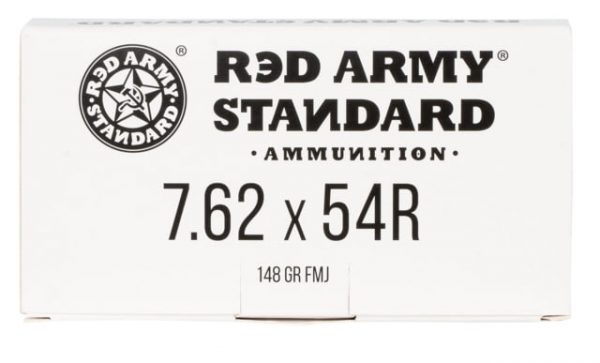 7.62x54mm Russ Ammunition (Red Army Standard) 148 grain 20 Rounds