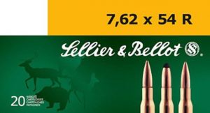 7.62x54mm Russ Ammunition (Sellier & Bellot) 180 grain 20 Rounds