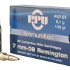 7mm-08 Remington Ammunition (PPU) 140 grain 20 Rounds
