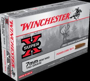 7mm Remington Magnum Ammunition (Winchester) 140 grain 20 Rounds
