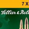 7x57mm Mauser Ammunition (Sellier & Bellot) 140 grain 20 Rounds