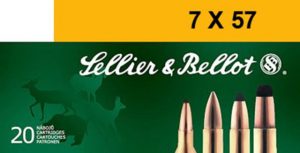 7x57mm Mauser Ammunition (Sellier & Bellot) 140 grain 20 Rounds