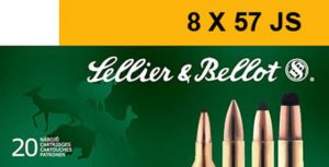 8X57mm JS Ammunition (Sellier & Bellot) 196 grain 20 Rounds