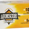 9mm Luger Ammunition (Armscor Precision Inc) 115 grain 100 Rounds
