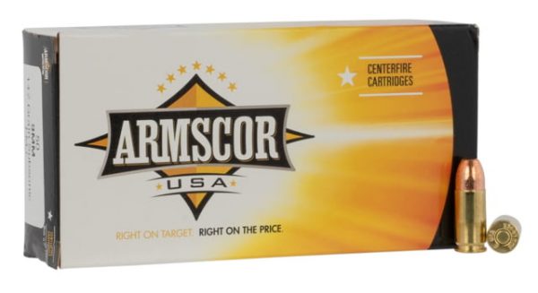 9mm Luger Ammunition (Armscor Precision Inc) 147 grain 50 Rounds