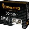 9mm Luger Ammunition (Browning) 147 grain 20 Rounds