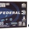 9mm Luger Ammunition (Federal Premium) 138 grain 20 Rounds