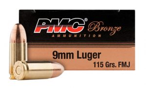 9mm Luger Ammunition (PMC Ammunition) 115 grain 300 Rounds