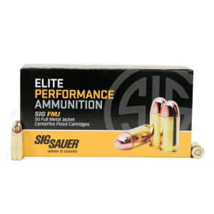 9mm Luger Ammunition (Sig Sauer) 124 grain 50 Rounds