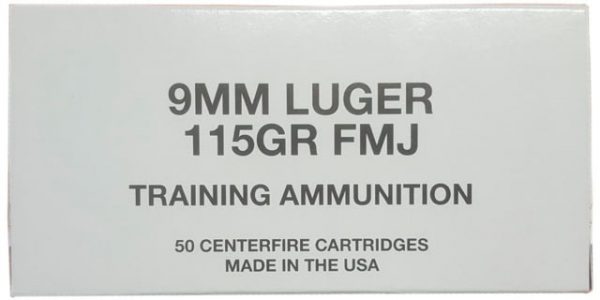 9x19mm Parabellum Ammunition (CCI Ammunition) 115 grain 50 Rounds