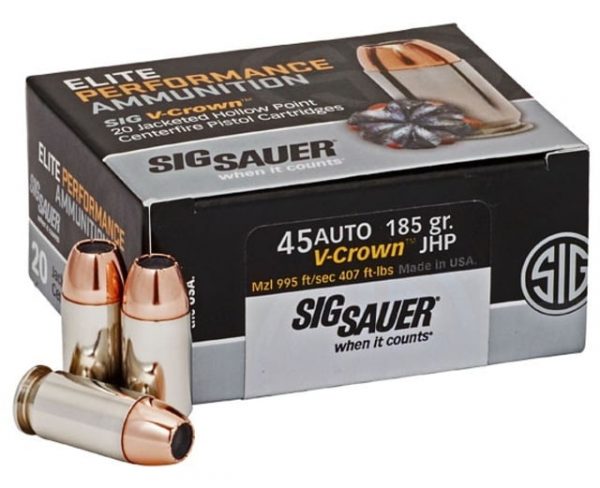 Ammunition (Sig Sauer)  20 Rounds